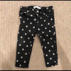 Zara Polka Dotted Jeans